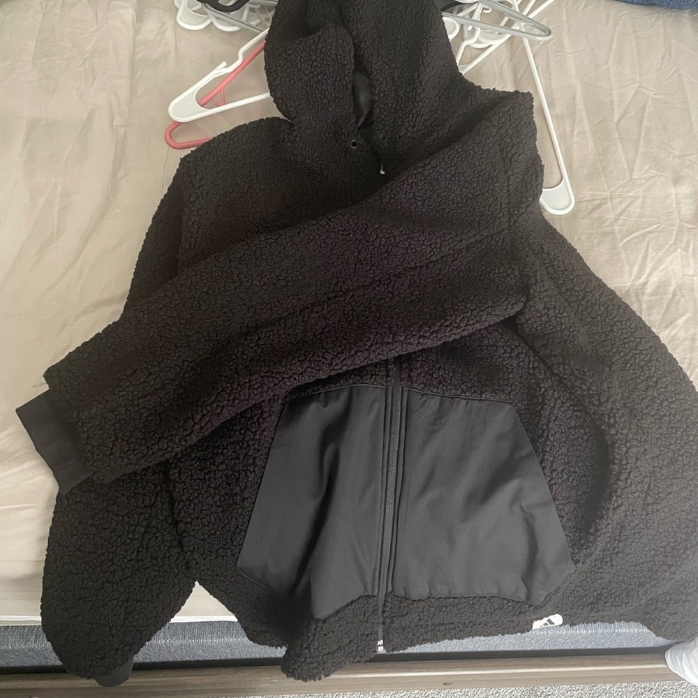 Adidas fuzzy jacket